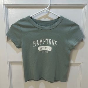 Brandy Melville Hamptons Short Sleeve Tee